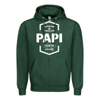 Sports Green Papi Genuine Zipper Hoodie - artisFamous