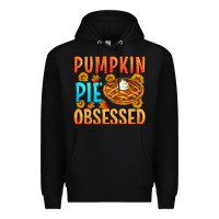 Black Pumpkin pie obsessed Premium Hoodie - Artiststas