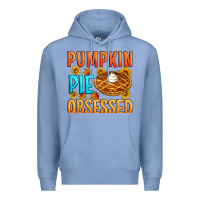 Colony Blue Pumpkin pie obsessed Premium Hoodie - Artiststas