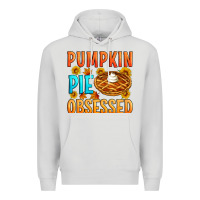Dove Grey Pumpkin pie obsessed Premium Hoodie - Artiststas