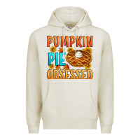 Oatmeal Heather Pumpkin pie obsessed Premium Hoodie - Artiststas