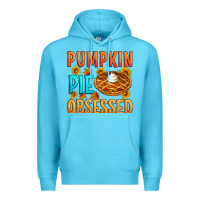 Ocean Blue Pumpkin pie obsessed Premium Hoodie - Artiststas