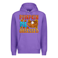 Purple Pumpkin pie obsessed Premium Hoodie - Artiststas