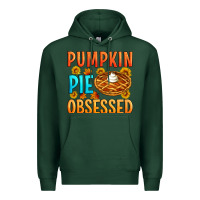 Sports Green Pumpkin pie obsessed Premium Hoodie - Artiststas
