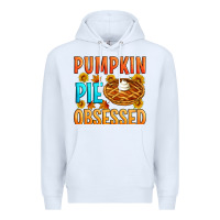 White Pumpkin pie obsessed Premium Hoodie - Artiststas