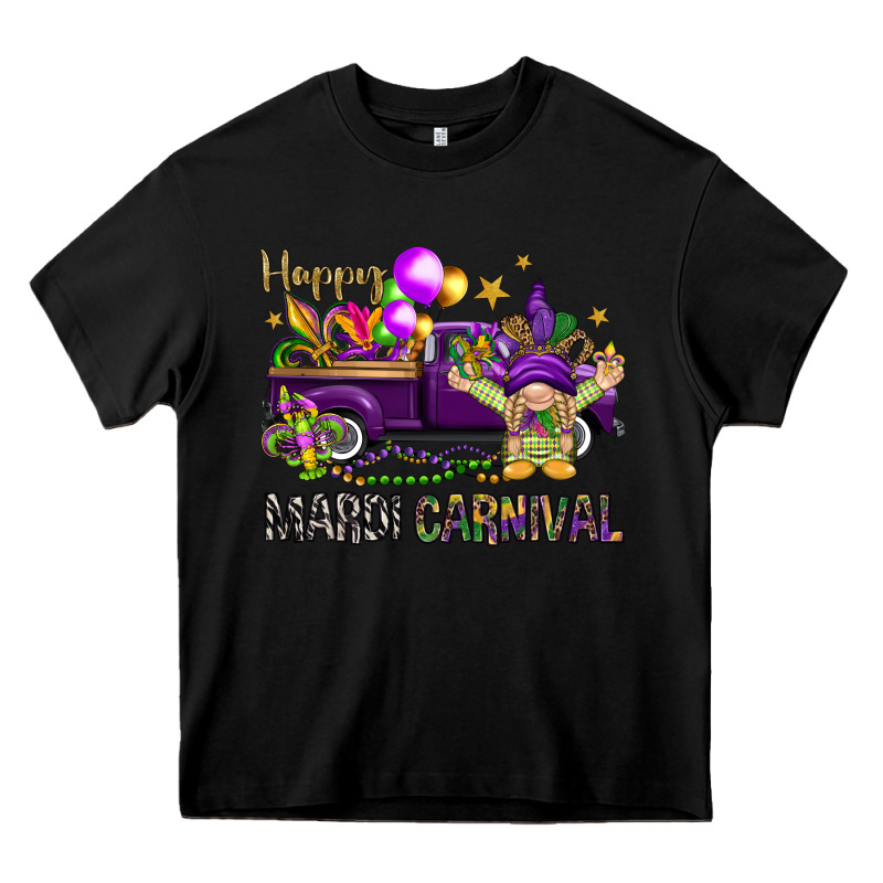 Happy Mardi Carnival With Truck Heavy Core Tee by HowdyJamesFarm | Teevron