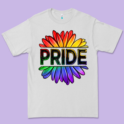 Hippie Pride Sunflowers Premium Tee Designed By Oliviacreatesart
