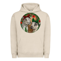 Pigment French Oak Baby Goats Christmas Urban Hoodie - RanaPortraitStore
