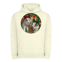 Pigment Pistachio Baby Goats Christmas Urban Hoodie - RanaPortraitStore