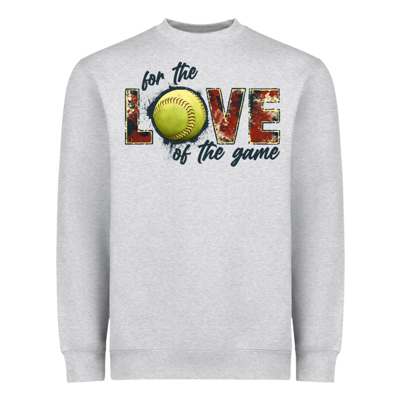 Softball Love Of The Game Heavyweight Sweatshirt by JahusDesignShop | Teevron