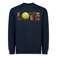 Navy softball love of the game Heavyweight Sweatshirt - JahusDesignShop