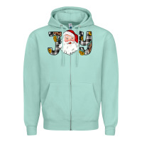 Seafoam joy santa Zipper Hoodie - JahusDesignShop