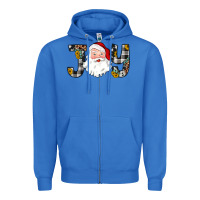 True Royal joy santa Zipper Hoodie - JahusDesignShop