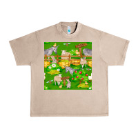 French Oak farm life seamless pattern Urban Heavy Tee - FaDigitalArtStudio