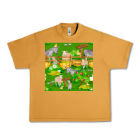 Peanut Butter farm life seamless pattern Urban Heavy Tee - FaDigitalArtStudio