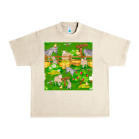 Sandshell farm life seamless pattern Urban Heavy Tee - FaDigitalArtStudio