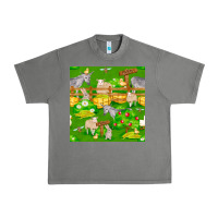 Tornado farm life seamless pattern Urban Heavy Tee - FaDigitalArtStudio