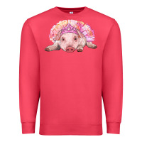 Cardinal balerina baby pig with tutu Premium Sweatshirt - RanaPortraitStore