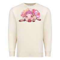 Sandshell balerina baby pig with tutu Premium Sweatshirt - RanaPortraitStore