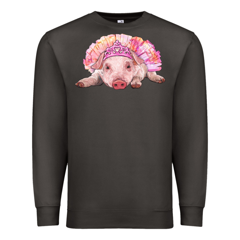 Balerina Baby Pig With Tutu Premium Sweatshirt by RanaPortraitStore | Teevron