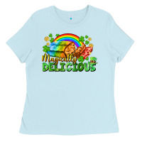 Baby Blue magically delicious St. Patricks Day Ladies Tee - FaDigitalArtStudio