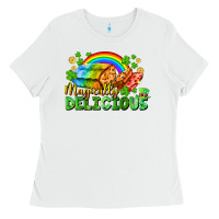 White magically delicious St. Patricks Day Ladies Tee - FaDigitalArtStudio