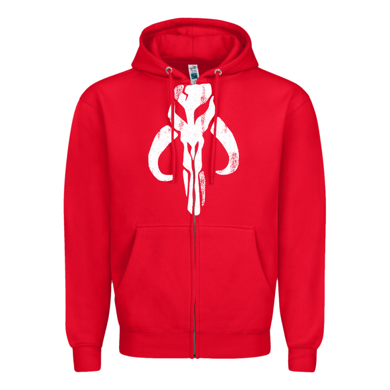 Mandorian Skull Zipper Hoodie by artisFamous | Teevron