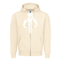 Sandshell mandorian skull Zipper Hoodie - artisFamous
