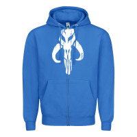 True Royal mandorian skull Zipper Hoodie - artisFamous