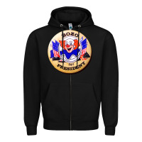 Black bozo for president Zipper Hoodie - artisFamous