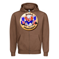 Chestnut bozo for president Zipper Hoodie - artisFamous