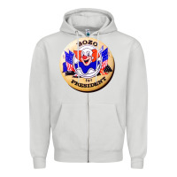Dove Grey bozo for president Zipper Hoodie - artisFamous