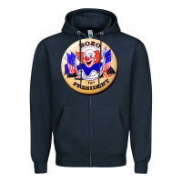 Navy bozo for president Zipper Hoodie - artisFamous