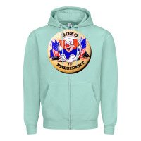 Seafoam bozo for president Zipper Hoodie - artisFamous