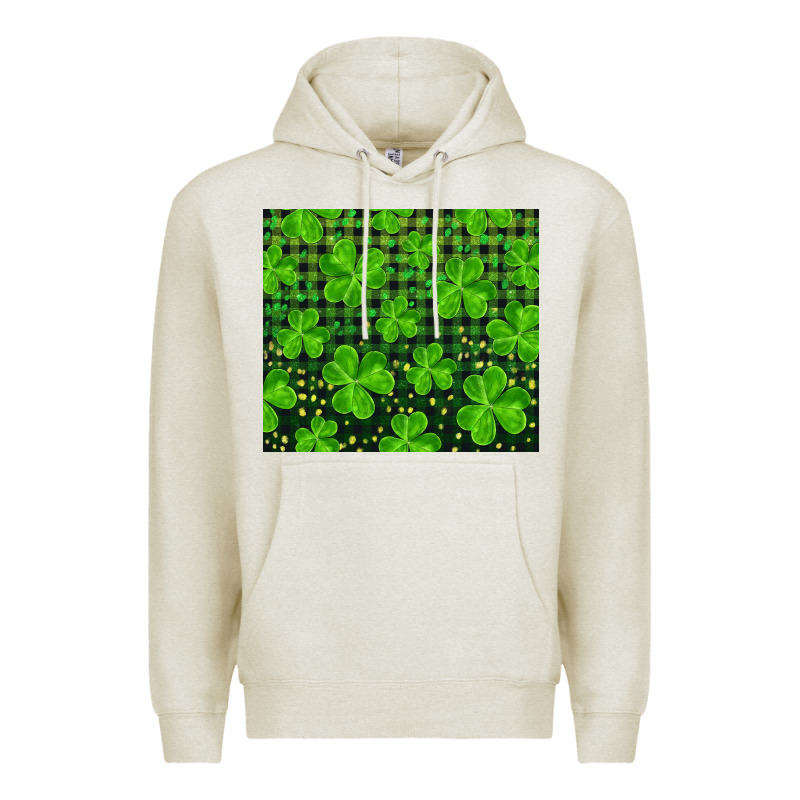 Shamrock And Plaid Premium Hoodie by RanaPortraitStore | Teevron