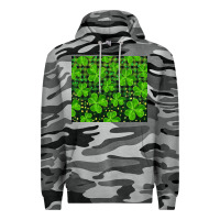 Slate Camo shamrock and plaid Premium Hoodie - RanaPortraitStore