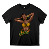 Black Black woman Heavy Core Tee - HowdyJamesFarm