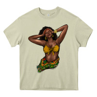 Mossy Black woman Heavy Core Tee - HowdyJamesFarm