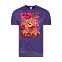 Cloud Purple love more with toy bear Vintage Tee - FaDigitalArtStudio