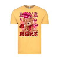 Vintage Mustard love more with toy bear Vintage Tee - FaDigitalArtStudio