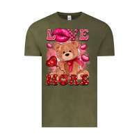 Vintage Olive love more with toy bear Vintage Tee - FaDigitalArtStudio