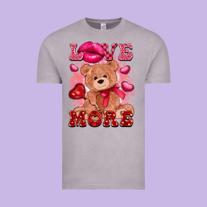Love More With Toy Bear Vintage Tee Designed By Fadigitalartstudio