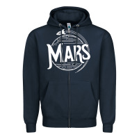 Navy mars Zipper Hoodie - artisFamous