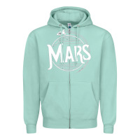 Seafoam mars Zipper Hoodie - artisFamous