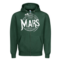 Sports Green mars Zipper Hoodie - artisFamous