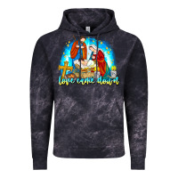 Cloud Black Love Came Down Vintage Hoodie - CowhideDigitalArt