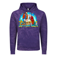 Cloud Purple Love Came Down Vintage Hoodie - CowhideDigitalArt