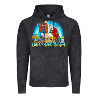 Vintage Black Love Came Down Vintage Hoodie - CowhideDigitalArt