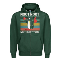 Sports Green noot penguin Zipper Hoodie - artisFamous