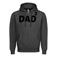 Charcoal Heather dad squared Zipper Hoodie - artisFamous